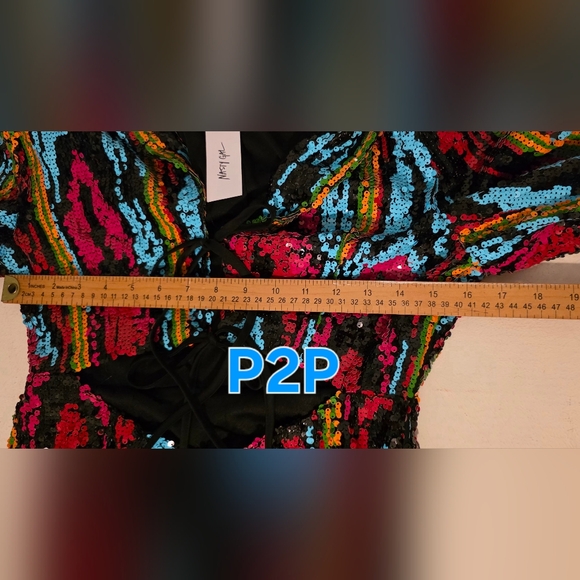 Nasty Gal Vibrant Sequin Mini Dress NWT SIze 6 - Picture 14 of 17
